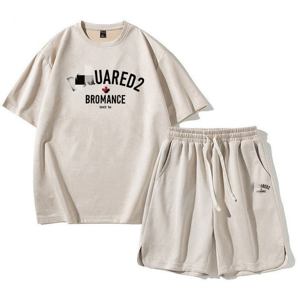 DSQ 2 2025 New T-shirt and Shorts Suit T071400