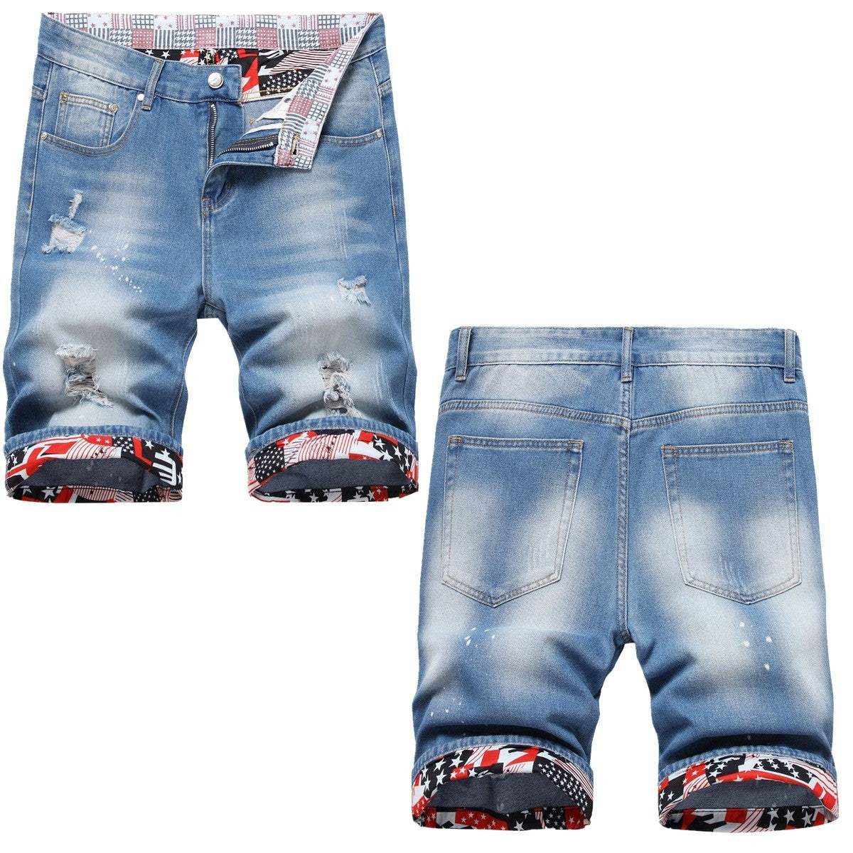 Men's Jean Shorts 666#