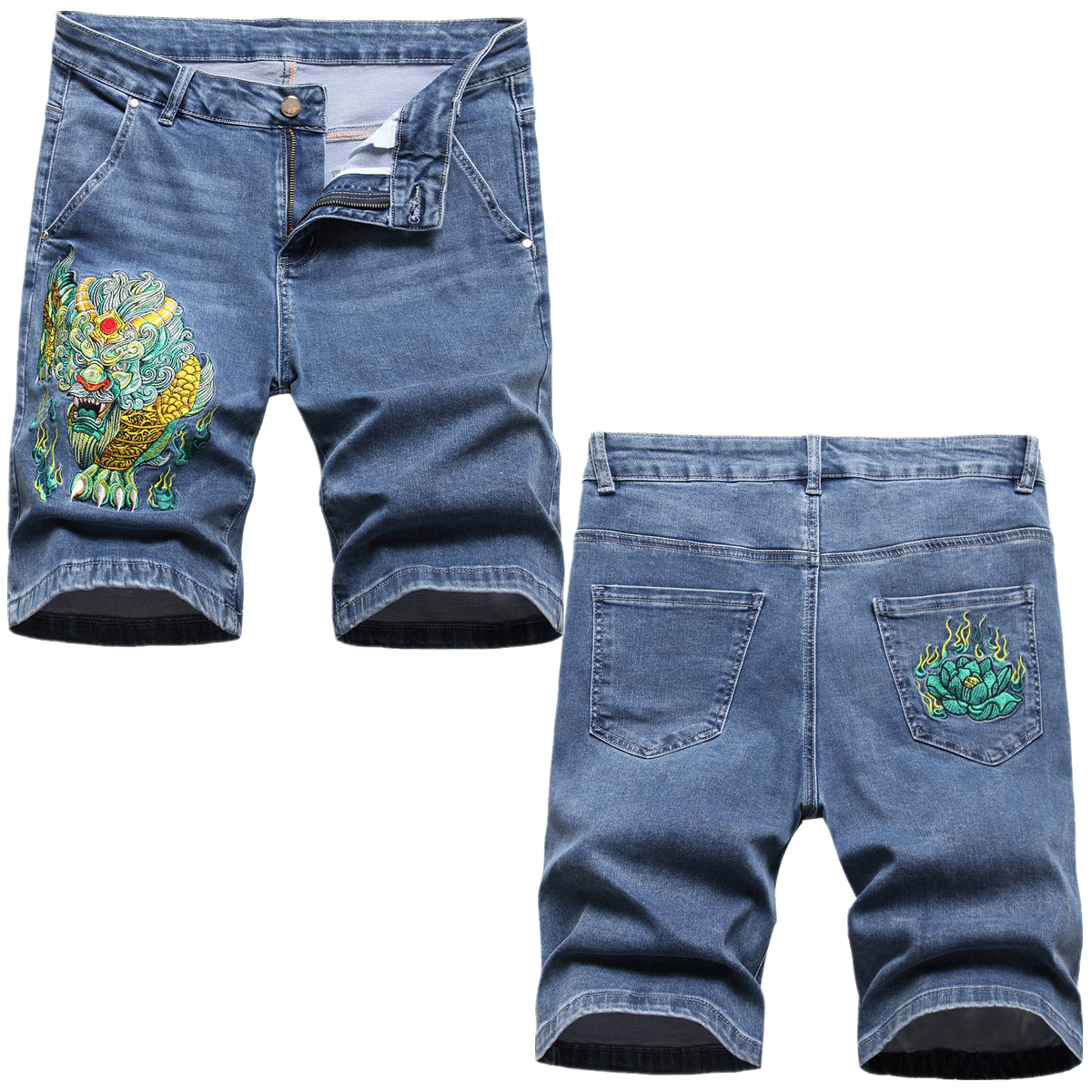Men's Jean Shorts 8023#
