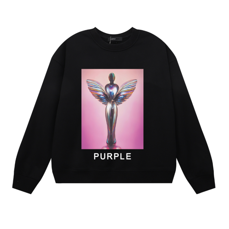 Purple 2025 Men's Long-Sleeve T-shirt Sweatshirt 1120