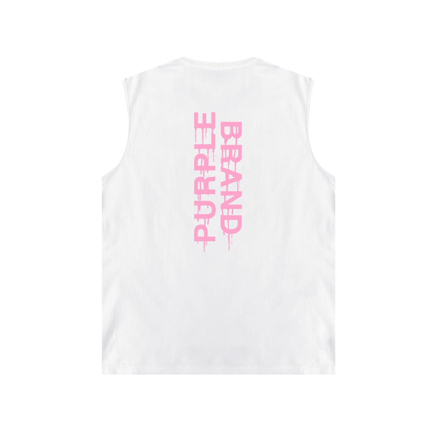 PURPLE-Purple Sleeveless T-Shirt BPUR110#