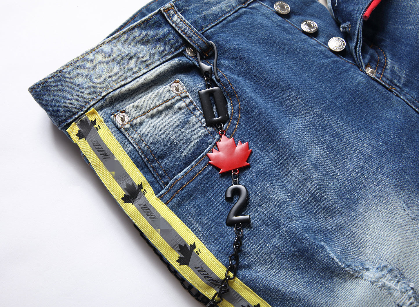 DSQ 2 Short Jeans 1122# Yellow