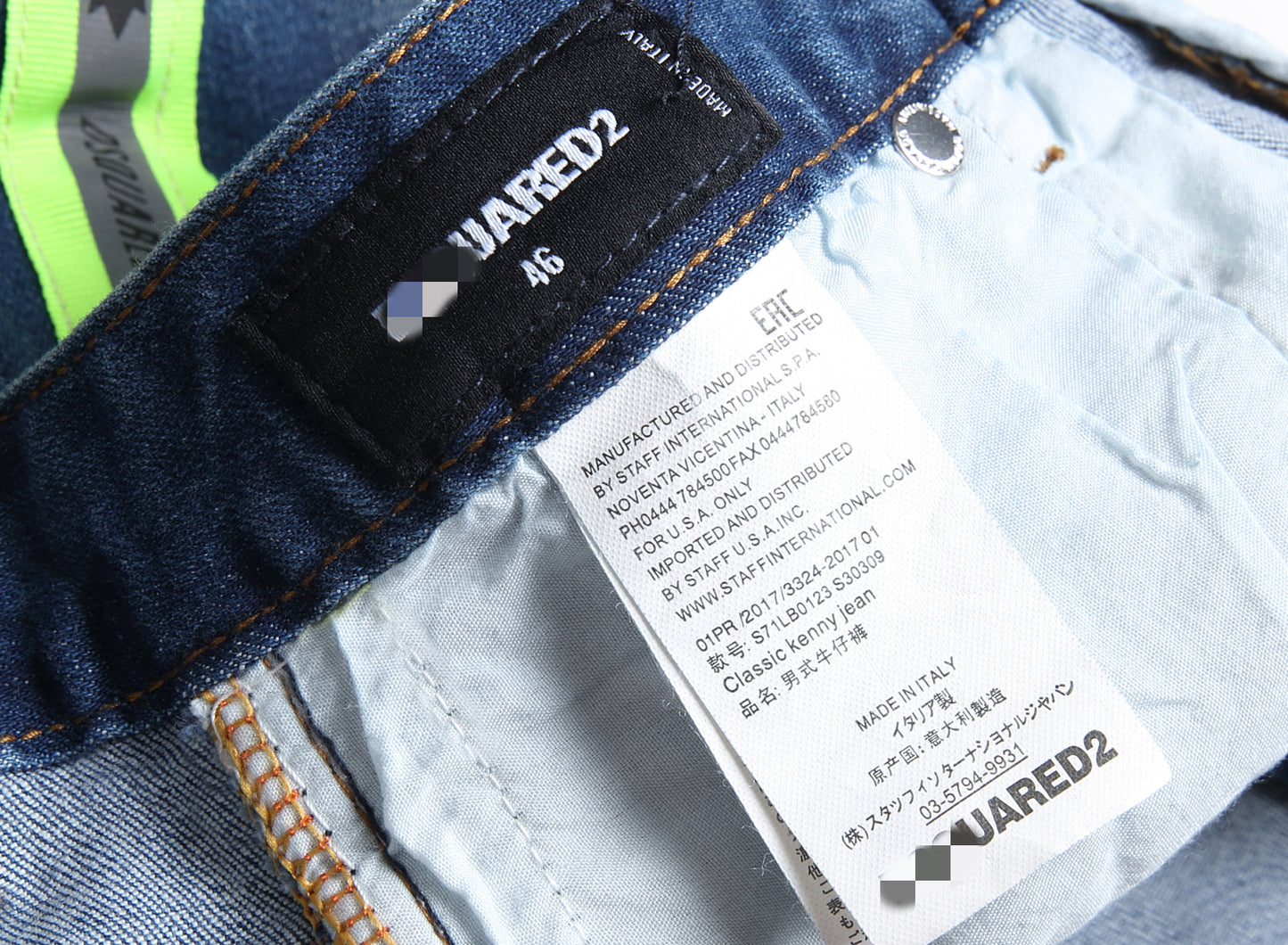 DSQ 2 Short Jeans 1122# Green
