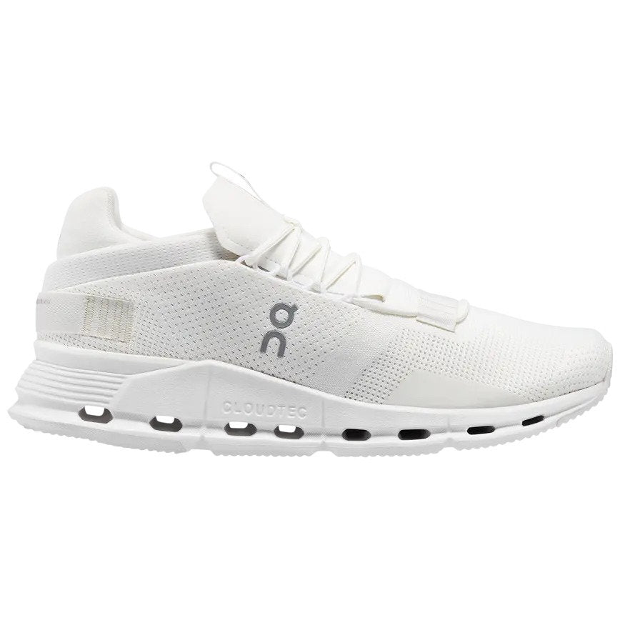 On Cloudnova Undyed White Sneakers