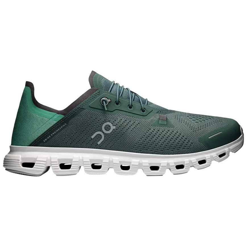 On Cloud 6 Coast Olive White Running Shoes