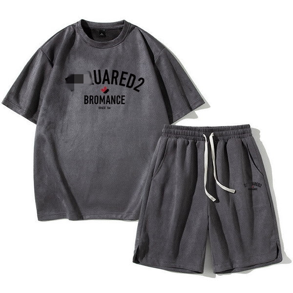 DSQ 2 2025 New T-shirt and Shorts Suit T071400