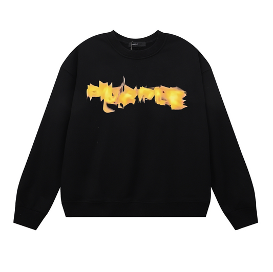 Purple 2025  Men's Long-Sleeve T-shirt Sweatshirt 1135