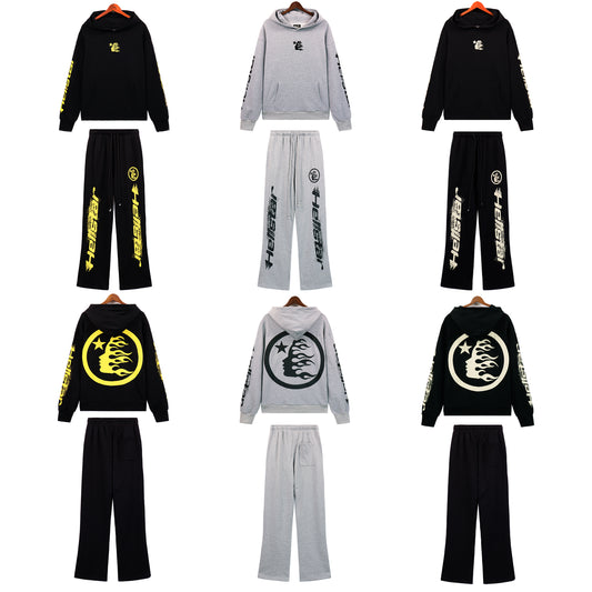 HE Studios 2025 New Hoodie and Pants Set 5658