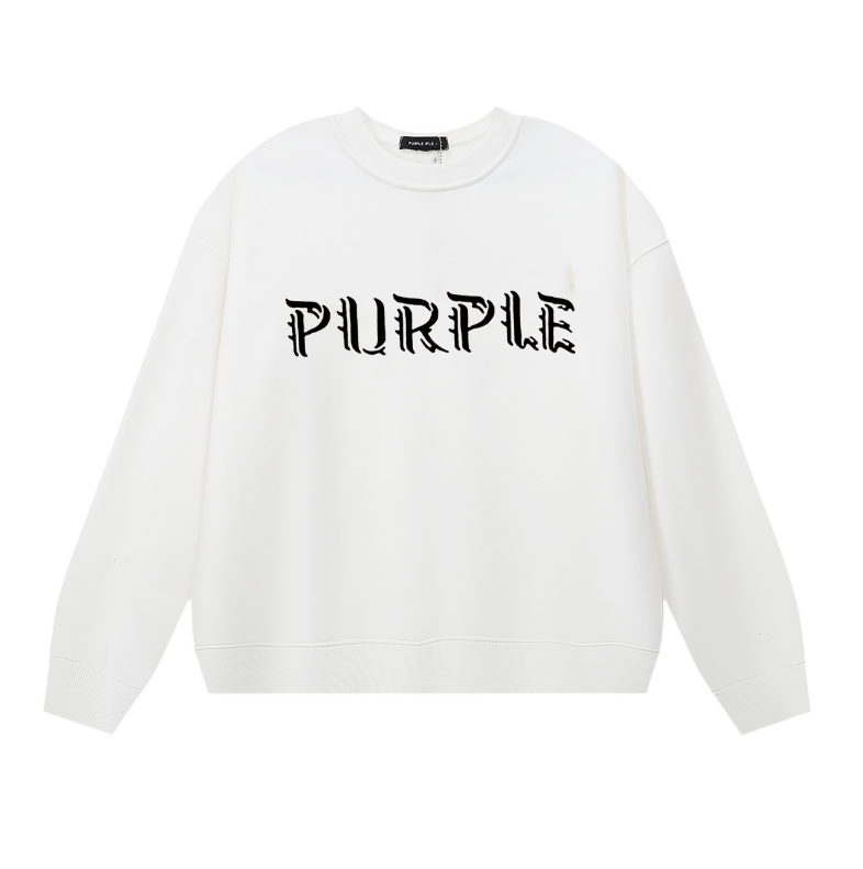 Purple 2025  Men's Long-Sleeve T-shirt Sweatshirt 1147