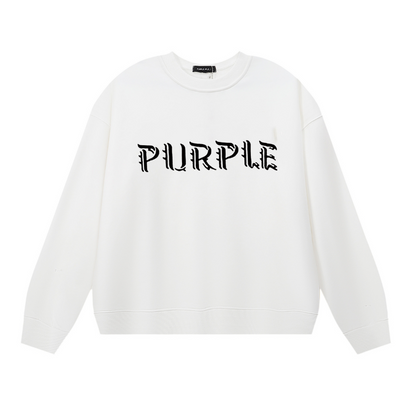 Purple 2025  Men's Long-Sleeve T-shirt Sweatshirt 1147