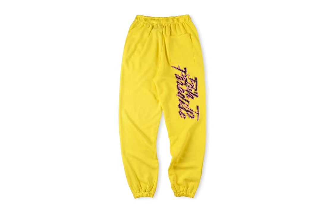HE Flame Flare Sweatpants Yellow 2025 New