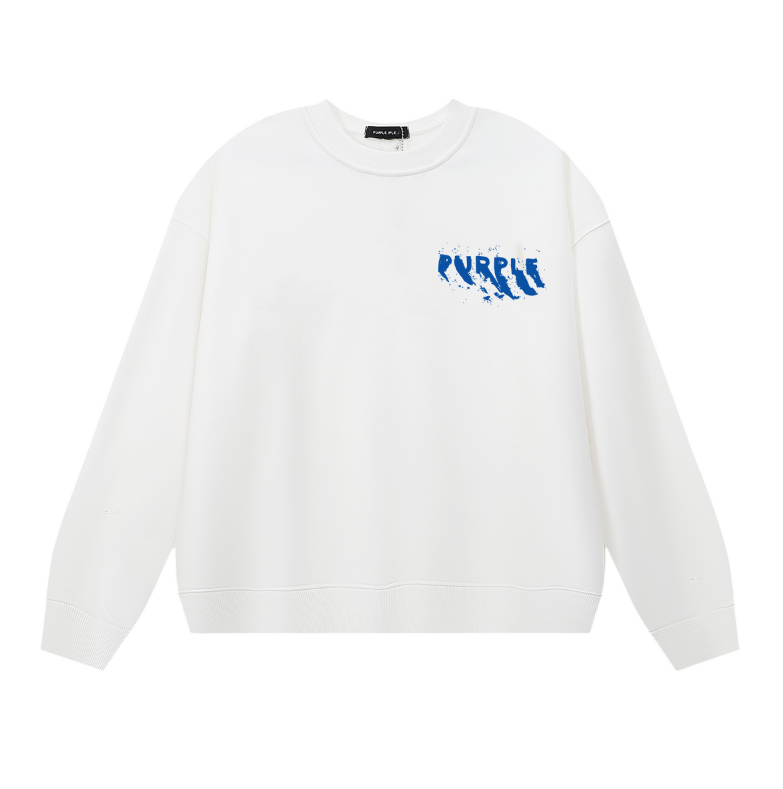 Purple 2025  Men's Long-Sleeve T-shirt Sweatshirt 1158