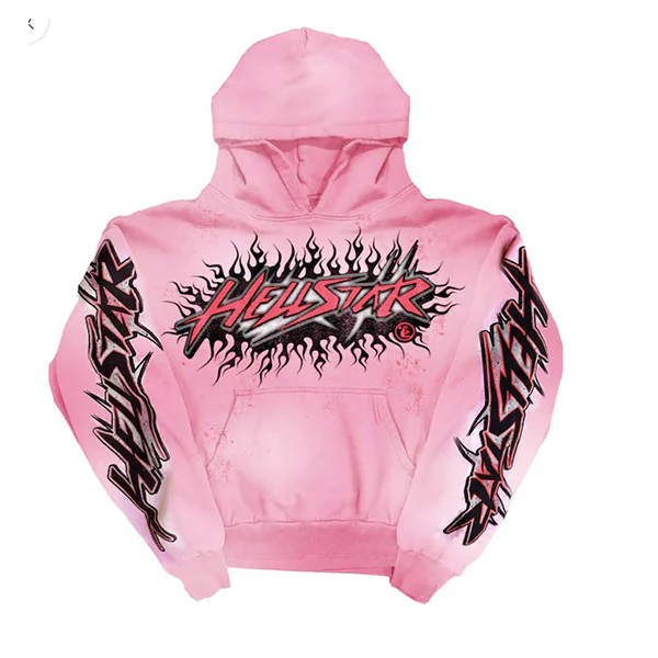 HE Flame Sweatpants Pink 2025 New