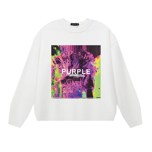 Purple 2025  Men's Long-Sleeve T-shirt Sweatshirt 1121