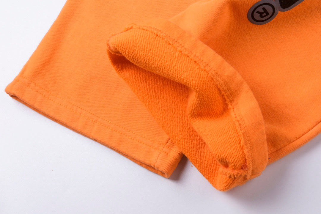 HE Flame Flare Sweatpants Orange 2025 New