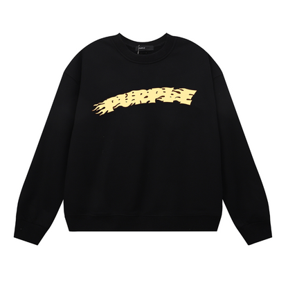 Purple 2025  Men's Long-Sleeve T-shirt Sweatshirt 1130