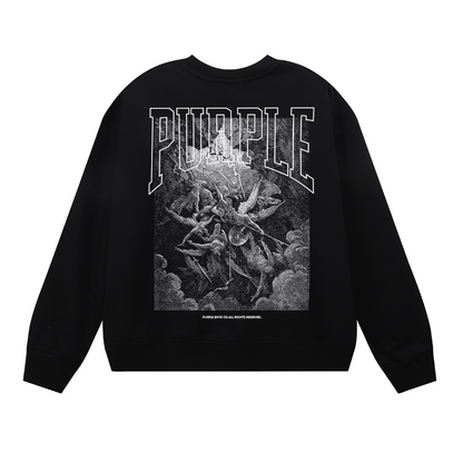 Purple 2025  Men's Long-Sleeve T-shirt Sweatshirt 1152