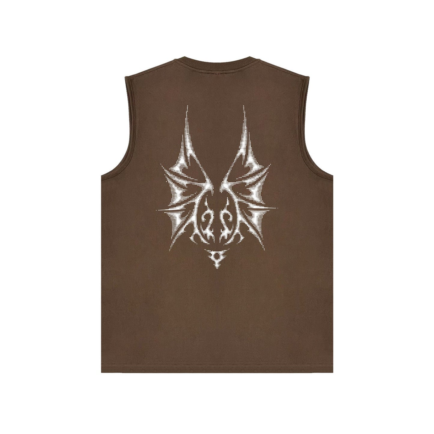 PURPLE-Purple Sleeveless T-Shirt  BPUR116#