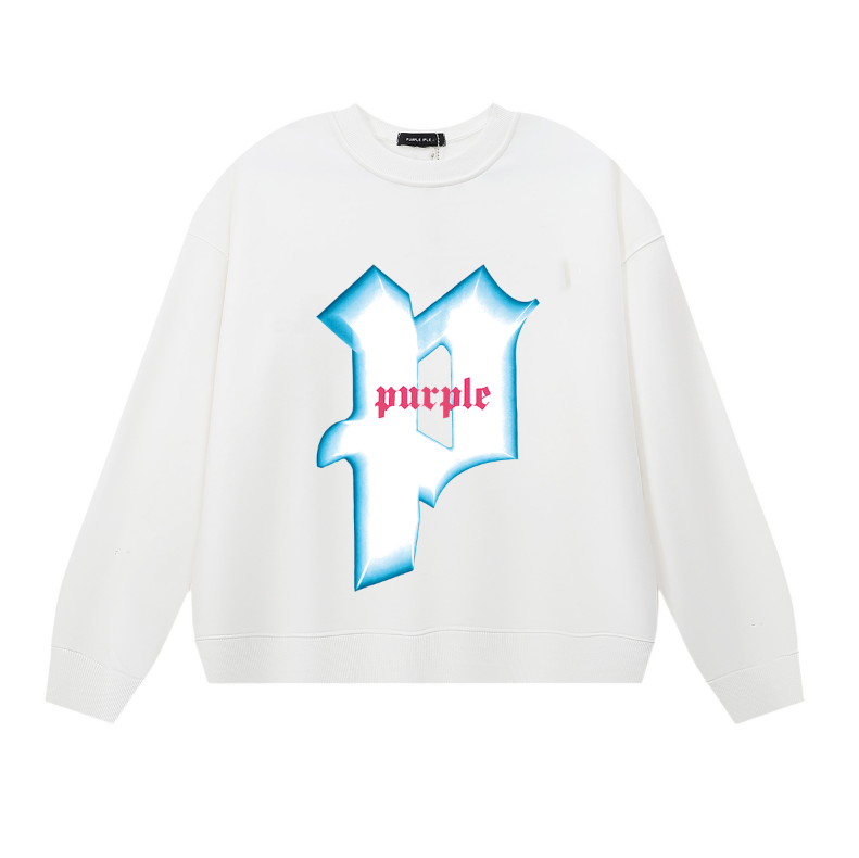 Purple 2025  Men's Long-Sleeve T-shirt Sweatshirt 1151