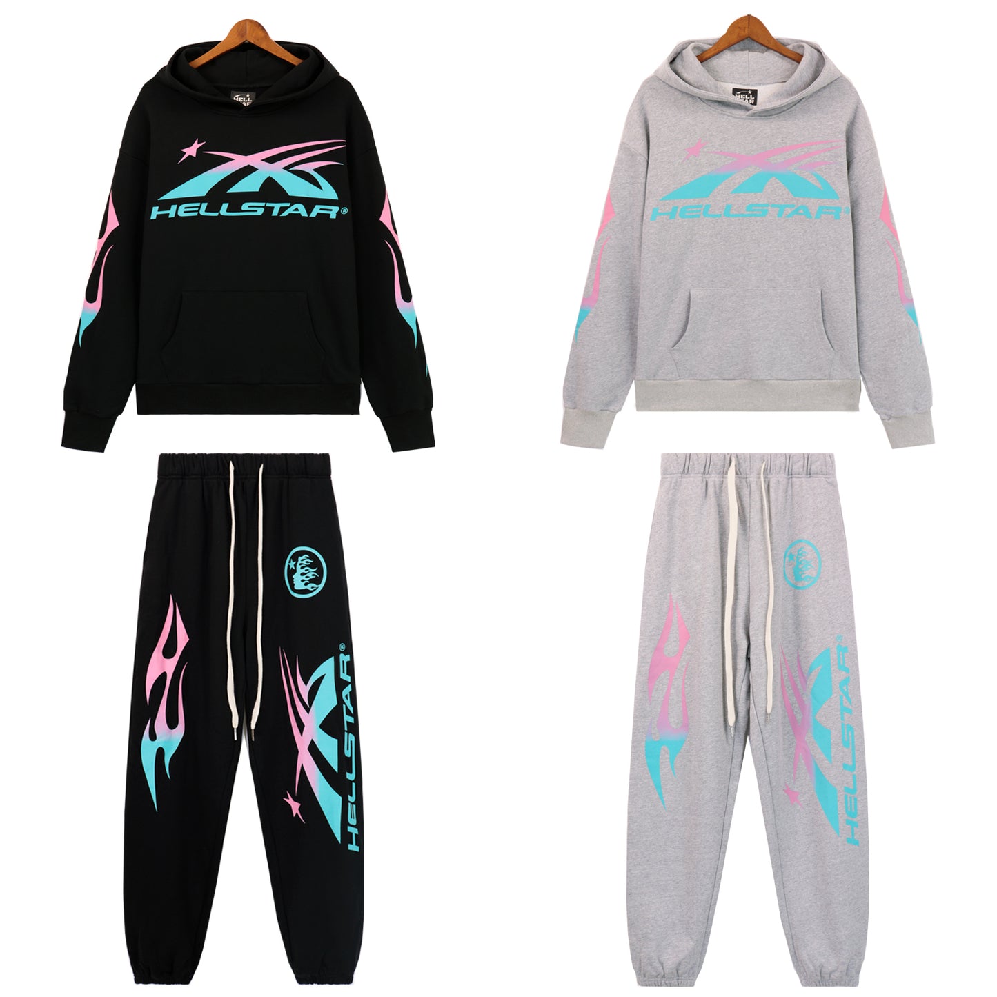 HE Studios 2025 New Hoodie and Pants Set 5659
