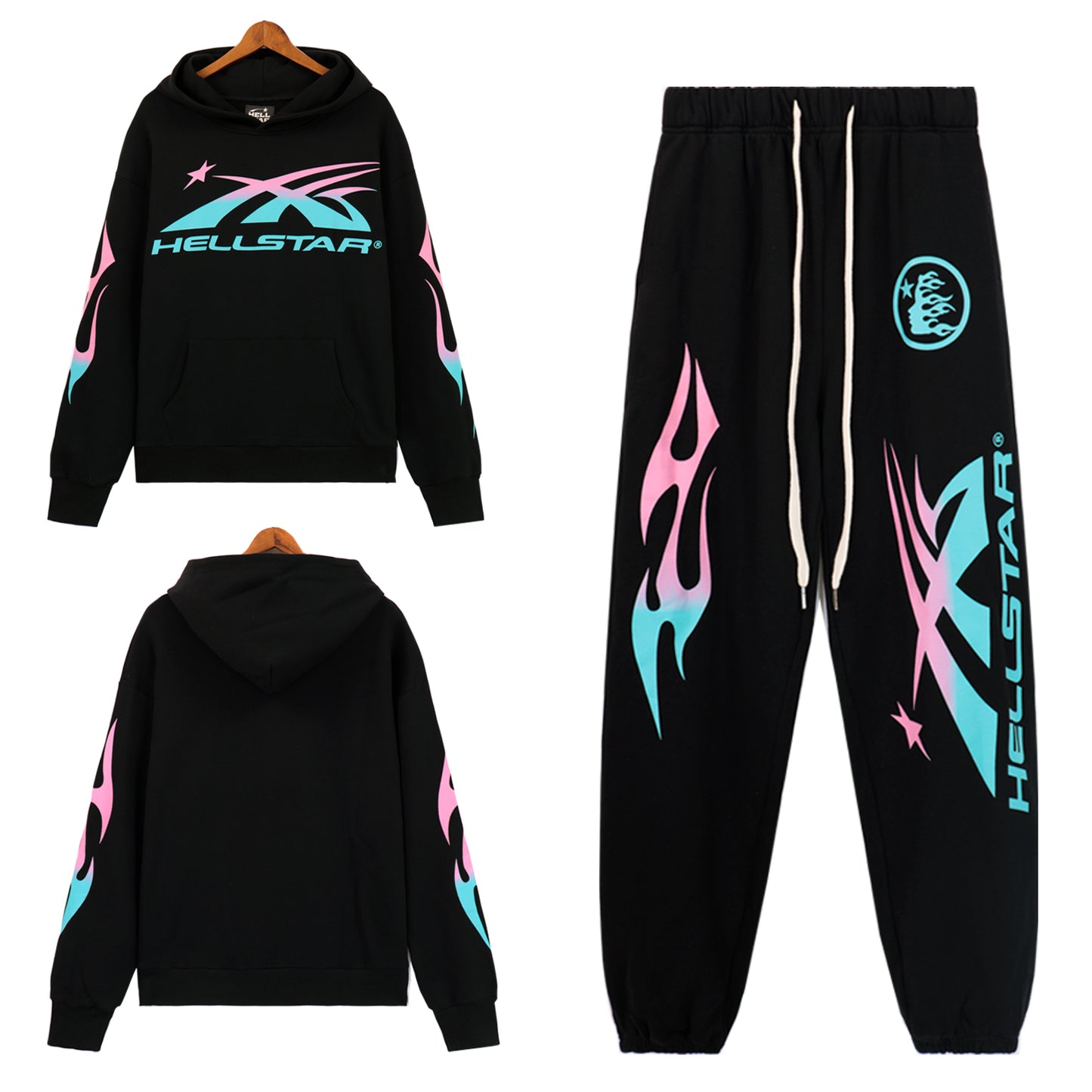 HE Studios 2025 New Hoodie and Pants Set 5659