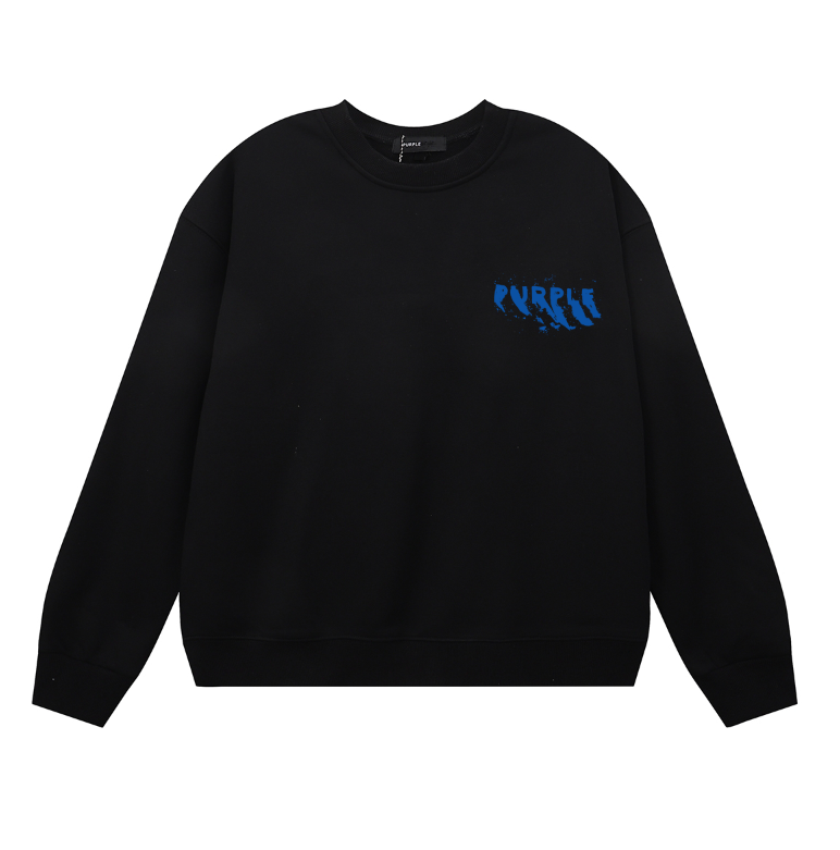 Purple 2025  Men's Long-Sleeve T-shirt Sweatshirt 1158