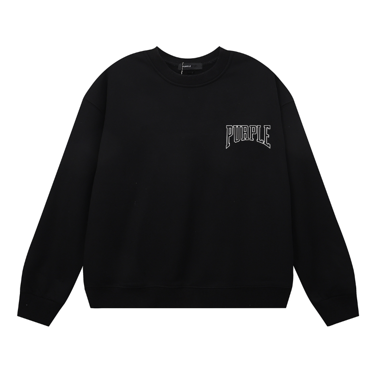 Purple 2025  Men's Long-Sleeve T-shirt Sweatshirt 1152