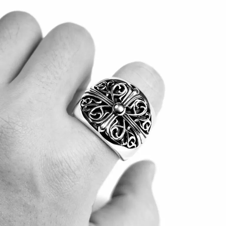 Chrome Hearts CLASSIC OVAL RING -5
