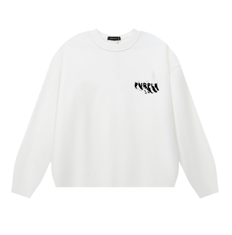 Purple 2025  Men's Long-Sleeve T-shirt Sweatshirt 1137
