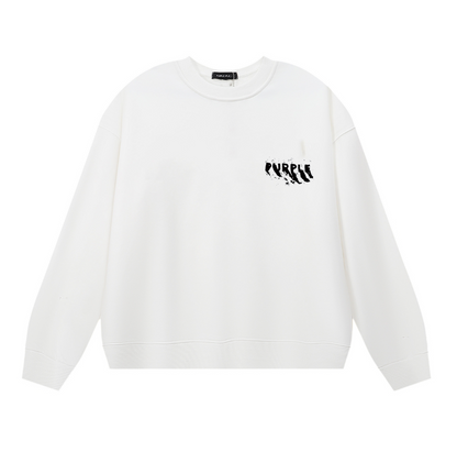 Purple 2025  Men's Long-Sleeve T-shirt Sweatshirt 1137