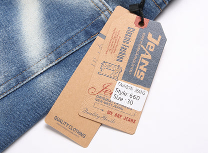 Men's  Jean Shorts 660#