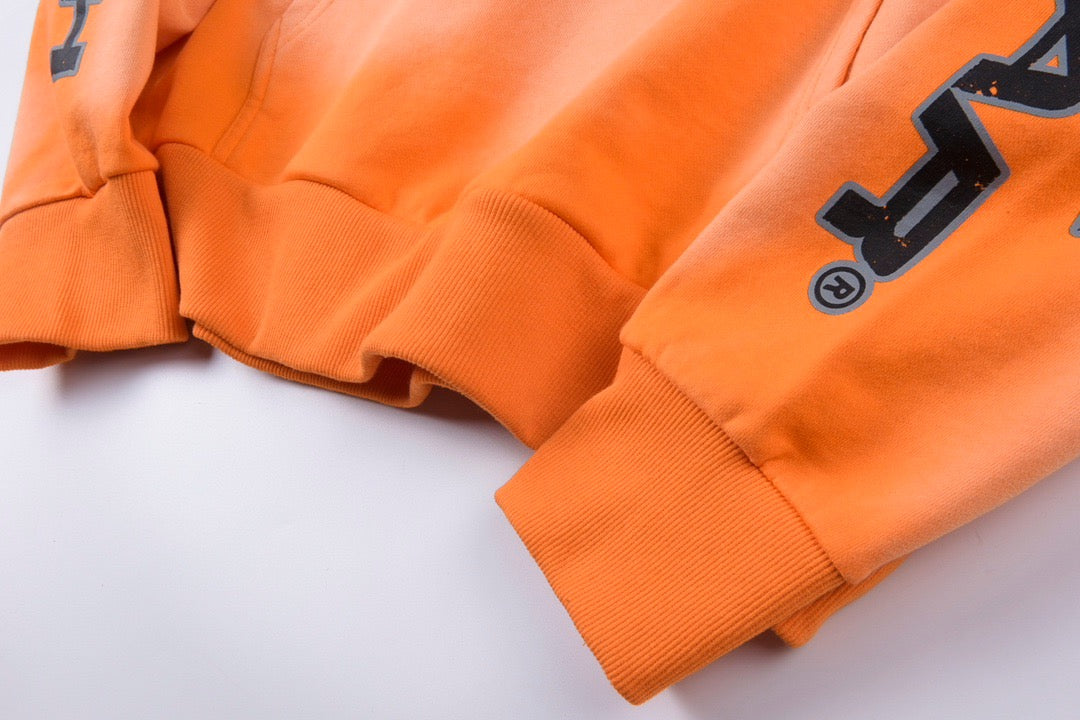 HE Studios Orange Hoodie 2025 New
