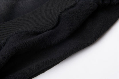 HE Studios 2025 New Hoodie Black Five-pointed star