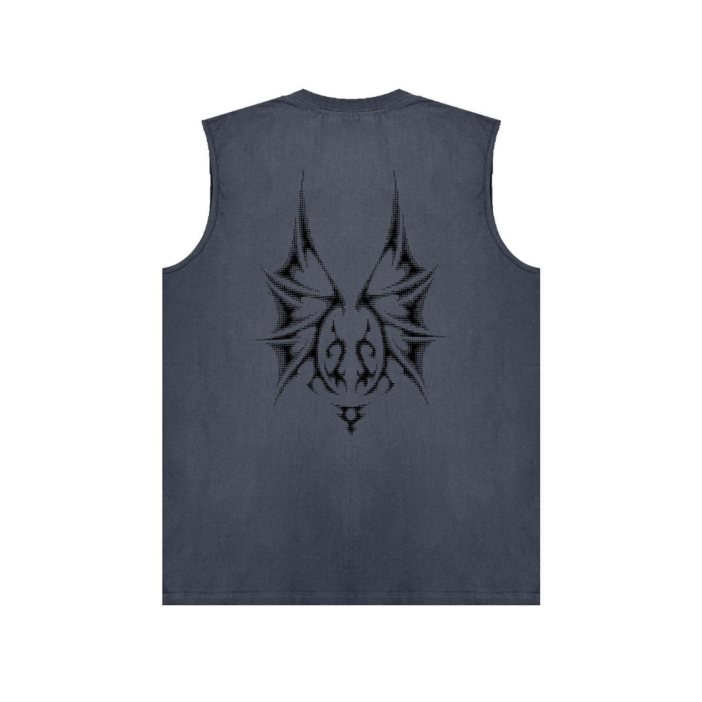 PURPLE-Purple Sleeveless T-Shirt  BPUR116#