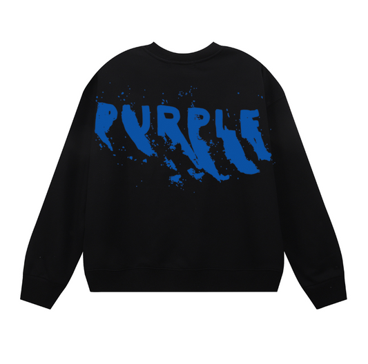 Purple 2025  Men's Long-Sleeve T-shirt Sweatshirt 1158