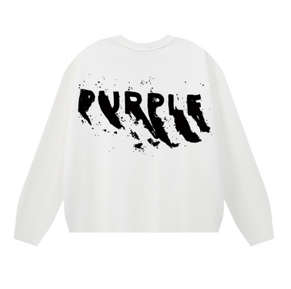 Purple 2025  Men's Long-Sleeve T-shirt Sweatshirt 1137