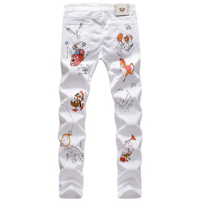 Fashion Casual Denim Pants 19009#