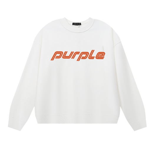Purple 2025  Men's Long-Sleeve T-shirt Sweatshirt 1133