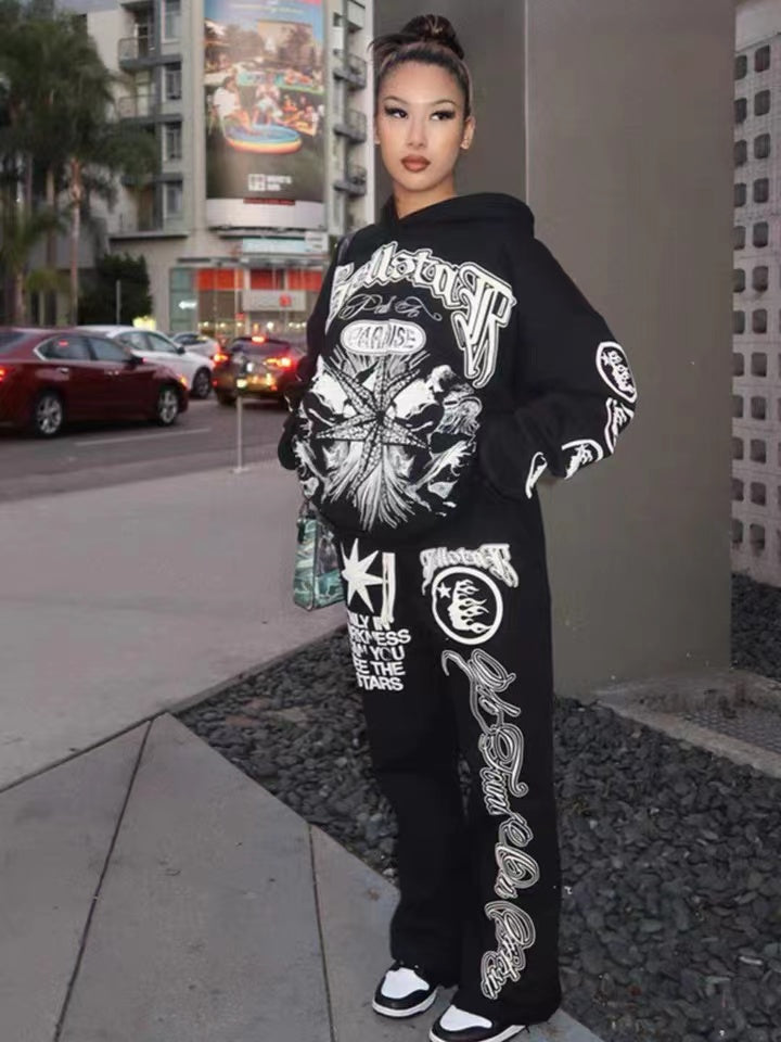 HE Studios 2025 New Hoodie and Pants Set 8133