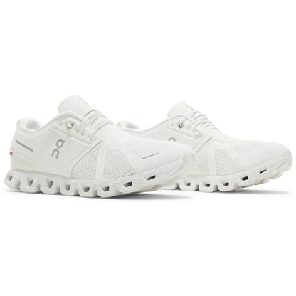 On Cloud 5 All White Sneakers