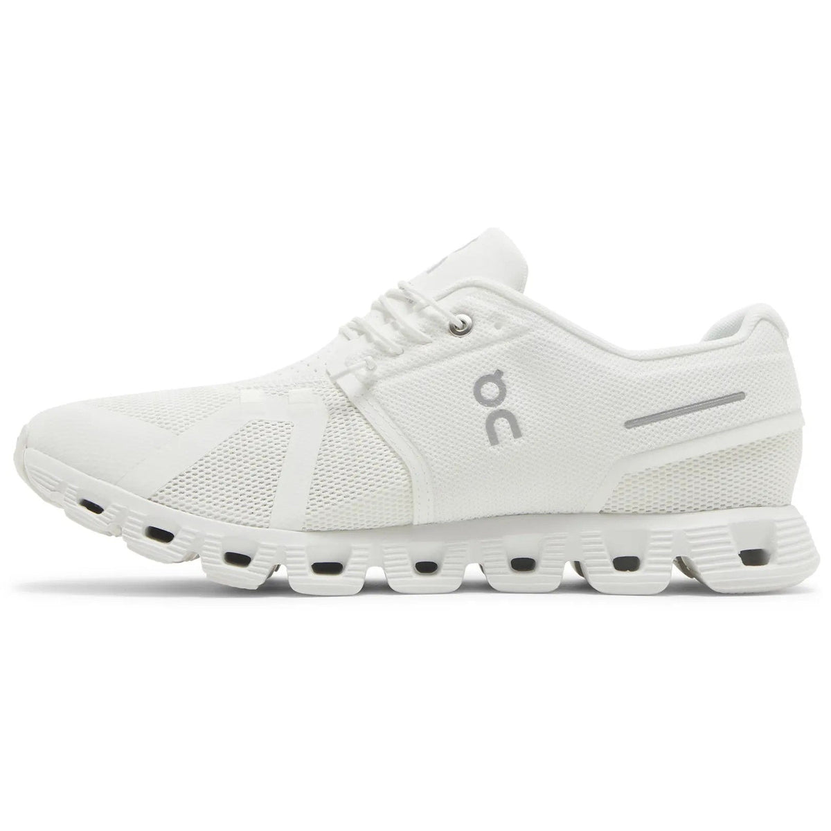 On Cloud 5 All White Sneakers