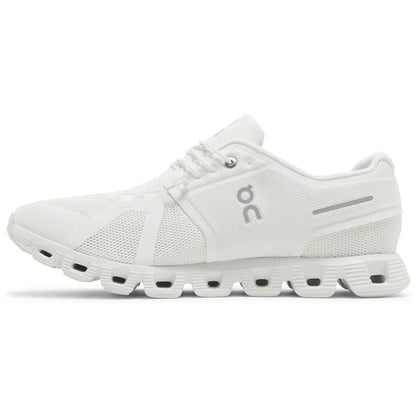 On Cloud 5 All White Sneakers