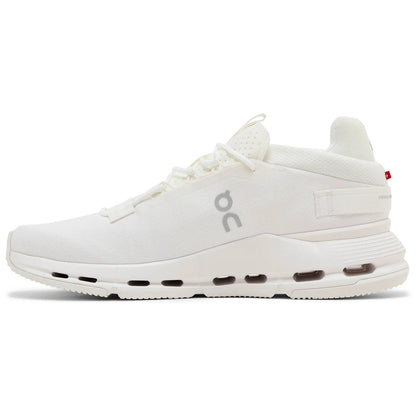 On Cloudnova 2 All White Sneakers