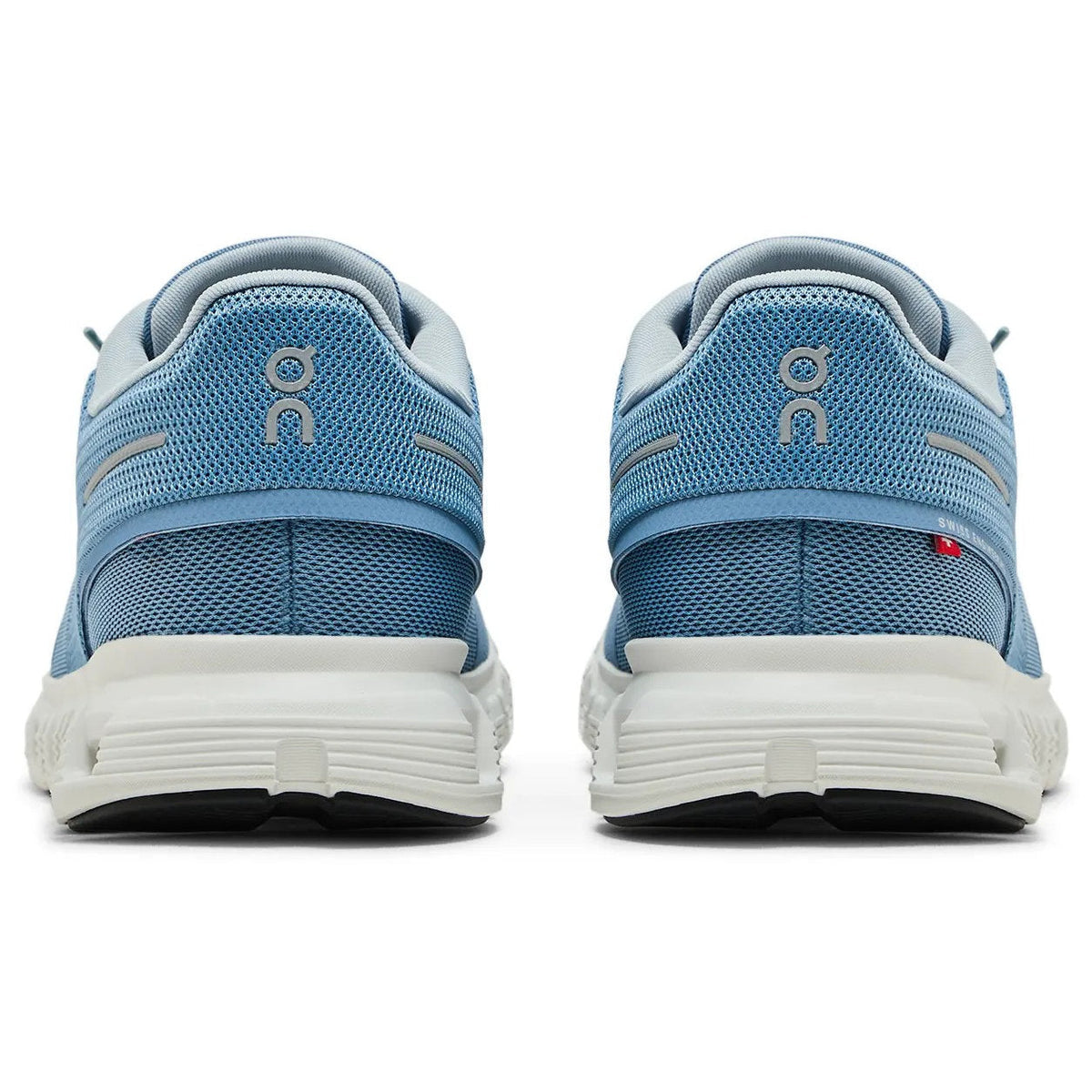 On Cloud 6 Chambray White Running Shoes
