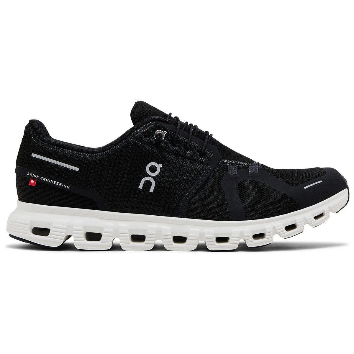 On Cloud 6 Black White Running Shoes