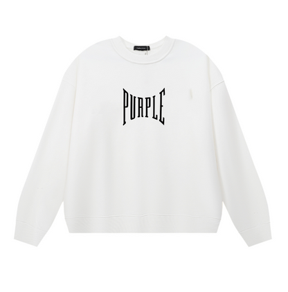 Purple 2025  Men's Long-Sleeve T-shirt Sweatshirt 1156