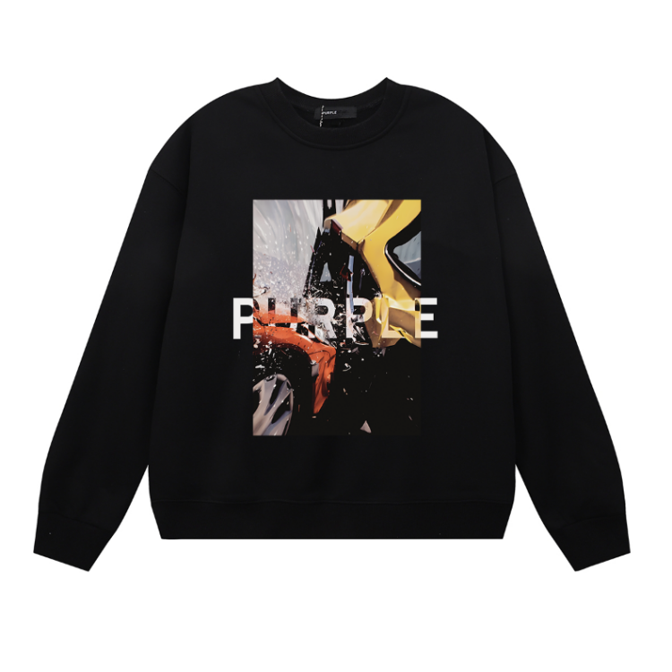 Purple 2025  Men's Long-Sleeve T-shirt Sweatshirt 1123