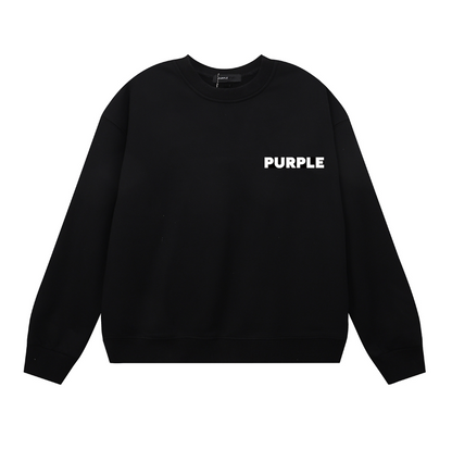 Purple 2025  Men's Long-Sleeve T-shirt Sweatshirt 1152