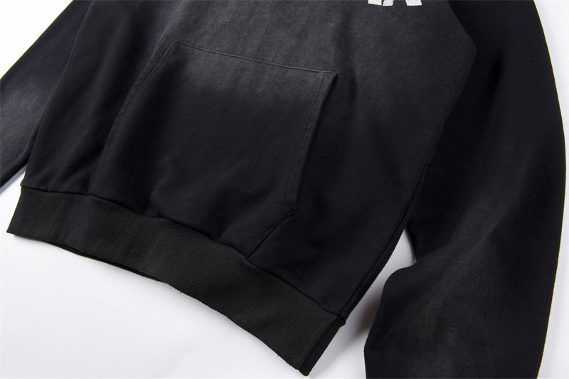 HE Studios 2025 New Hoodie Black Five-pointed star