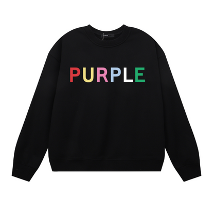 Purple 2025  Men's Long-Sleeve T-shirt Sweatshirt 1125